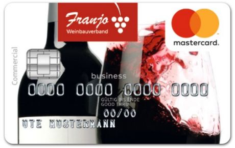 Mastercard mit Firmenlogo